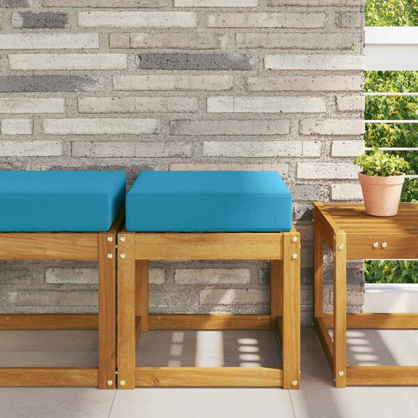 vidaXL Cuscino da Sedia Esterno Blu Reale 40 x 40 x 8 cm