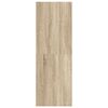 vidaXL Mobile TV da Parete Rovere Sonoma 37x37x107cm Legno Multistrato