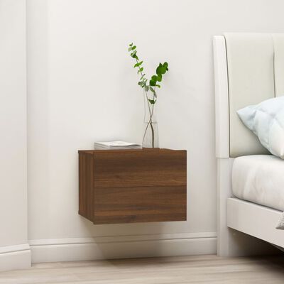 Comodino Rovere Artigianale 34x35,5x70 cm in Legno Multistrato