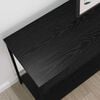 vidaXL Tavolo consolle Altro Rovere nero 100 x 34.5 x 75 cm