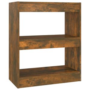 vidaXL Libreria/Divisorio Rovere Fumo 60x30x72 cm