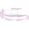 vidaXL Struttura del letto Grigio scuro 180 x 200 cm Velluto