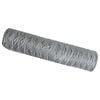 vidaXL Recinzione Esagonale Argento 0,6 x 10 m Acciaio zincato