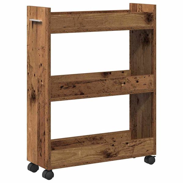 vidaXL Armadietto Legno vecchio 60 x 22 x 79 cm Legno multistrato