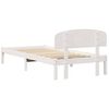 vidaXL Struttura del letto Bianco 75 x 190 cm Pino massello