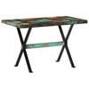 vidaXL Tavolo da Pranzo 120x60x76 cm in Legno Massello di Recupero