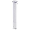 vidaXL Colonna d'Acqua da Giardino 100 cm Acciaio Inox Quadrato