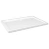 vidaXL Piatto Doccia in ABS Rettangolare Bianco 70x100 cm
