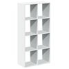 vidaXL Libreria divisoria bianca 69,5x29x137,5 cm Legno Ingegnerizzato