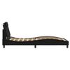 vidaXL Giroletto Viana con LED senza Materasso Nero 100x203 cm