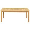 vidaXL Tavolino da Giardino 110x60x45 cm in Legno Massello di Acacia