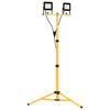 vidaXL Faretto a LED con Treppiede 2x20 W Bianco Caldo