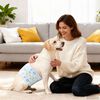 vidaXL Pannolino usa e getta per cani maschi 30 pcs Bianco M