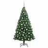 vidaXL Albero di Natale artificiale con 300 LED Verde 210 cm