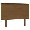 vidaXL Testiera per Letto ambra 104x6x82,5cm in Legno Massello di Pino