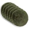 vidaXL Federa 6 pcs HEERLEN Verde &Oslash; 60 cm Fleece PV