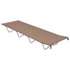 vidaXL Lettini Campeggio 2pz 180x60x19cm Tessuto Oxford Acciaio Talpa