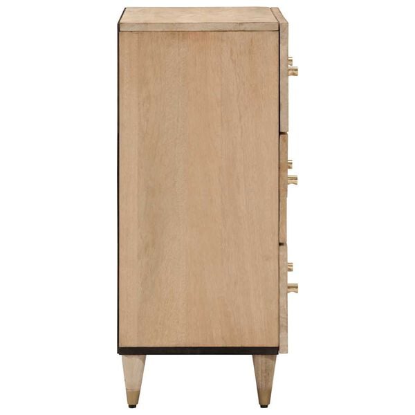 vidaXL Credenza 60x33x75 cm in Legno Massello di Mango