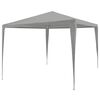 vidaXL Tenda Party Grigio chiaro 300 x 300 x 255 cm PE e Acciaio