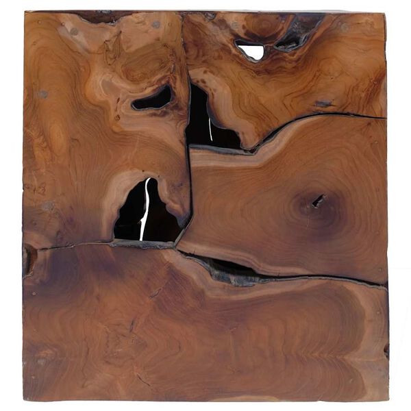 vidaXL Sgabello in Legno Massello di Teak