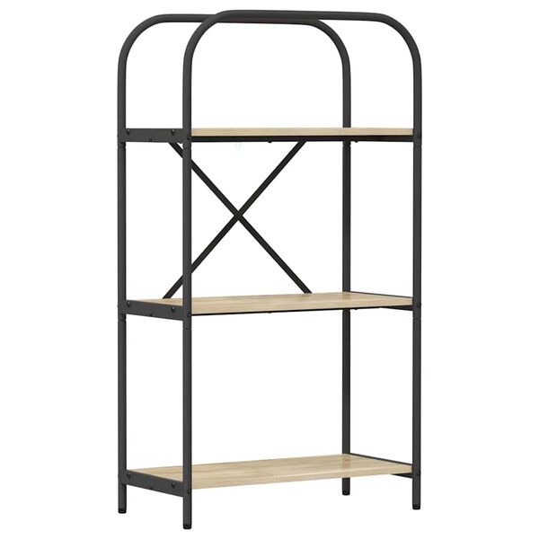 vidaXL Libreria Rovere Sonoma 60 x 30 x 109 cm Legno multistrato