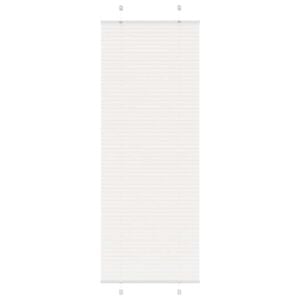 vidaXL Tenda Plissettata Bianca 70x200 cm Larghezza Tessuto 69,4 cm