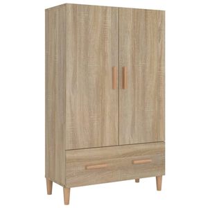 vidaXL Credenza Rovere Sonoma 70x31x115 cm in Legno Multistrato