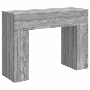 vidaXL Tavolino da salotto Grigio Sonoma 102 x 35 x 75 cm