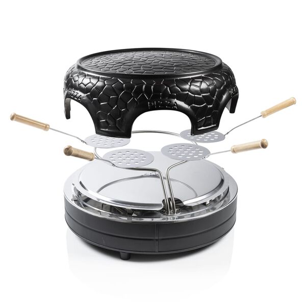 Bestron Macchina per la Pizza per 4 Persone APD400Z 800 W Nera