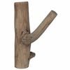 vidaXL Gancio Marrone 4 x 4 x 14 cm Legno Recuperato Massello