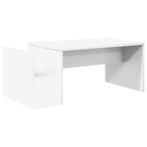 vidaXL Tavolino da salotto Bianco 90 x 45 x 35 cm Legno multistrato