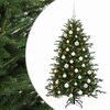 vidaXL Albero di Natale artificiale con palline 150 cm 150 LED
