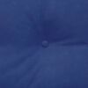 vidaXL Cuscino per Schiena Blu Polizia 200 x 24 x 50 cm Velluto