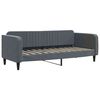 vidaXL Divano Letto Estraibile Cassetti Grigio Scuro 90x190cm Velluto