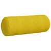 vidaXL Cuscini a rullo 2 pcs Giallo Ø 25 x 70 cm Tessuto in Cords