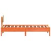 vidaXL Letto senza Materasso Marrone Cera 75x190 cm in Legno di Pino