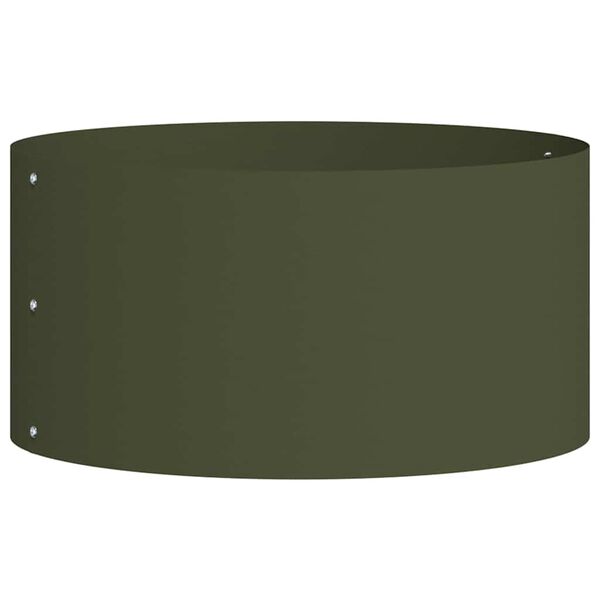 vidaXL Vaso da giardino Verde oliva 40 x 40 x 20 cm