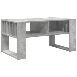 vidaXL Tavolino da salotto Grigio cemento 92 x 49,5 x 45 cm