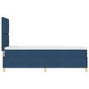 vidaXL Letto a Sorgente LED con materasso Blu 80 x 200 cm Tessuto