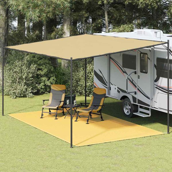 vidaXL Tappeto da Tenda 300x600 cm Beige