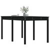 vidaXL Tavolo da Giardino Nero 159,5x82,5x76 cm Legno Massello di Pino
