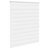 vidaXL Tenda a rullo zebra 140,9x175 cm Larghezza tessuto 136,7 cm bianco