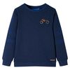 Felpa per Bambini Blu Marino M&eacute;lange 140