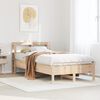vidaXL Letto senza Materasso 75x190 cm in Legno Massello Pino