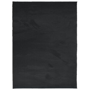 vidaXL Tappeto OVIEDO a Pelo Corto Nero 240x340 cm