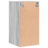 vidaXL Mobile a Muro con Ante in Vetro Grigio Sonoma 35x37x68,5 cm