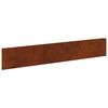 vidaXL Bordura per Prato 20 pcs 100 x 18 cm Acciaio Ruggine