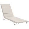 vidaXL Cuscino per Lettino GEMERT 100% Poliestere Bianco