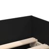 vidaXL Giroletto Nero con Cassetti 75x190 cm Small Single