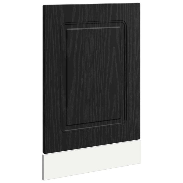 vidaXL Mobile da cucina Kalmar Rovere Nero 45 x 1,5 x 67 cm
